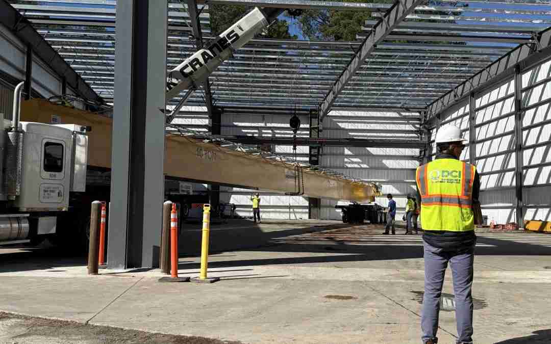 Rock Point Overhead Crane Delivery Day